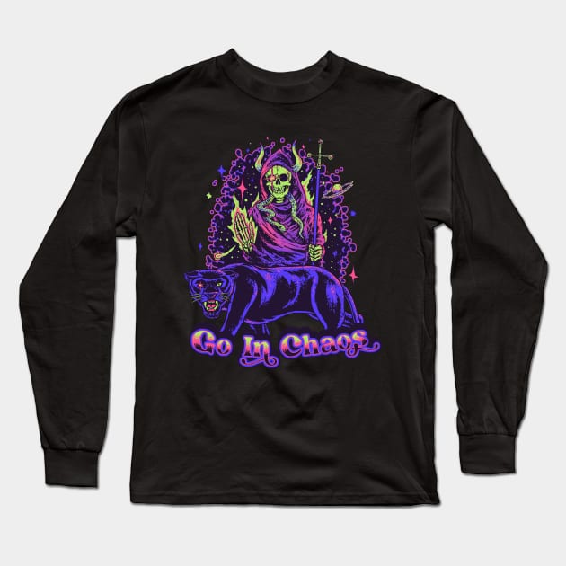 Go In Chaos Long Sleeve T-Shirt by Hillary White Rabbit